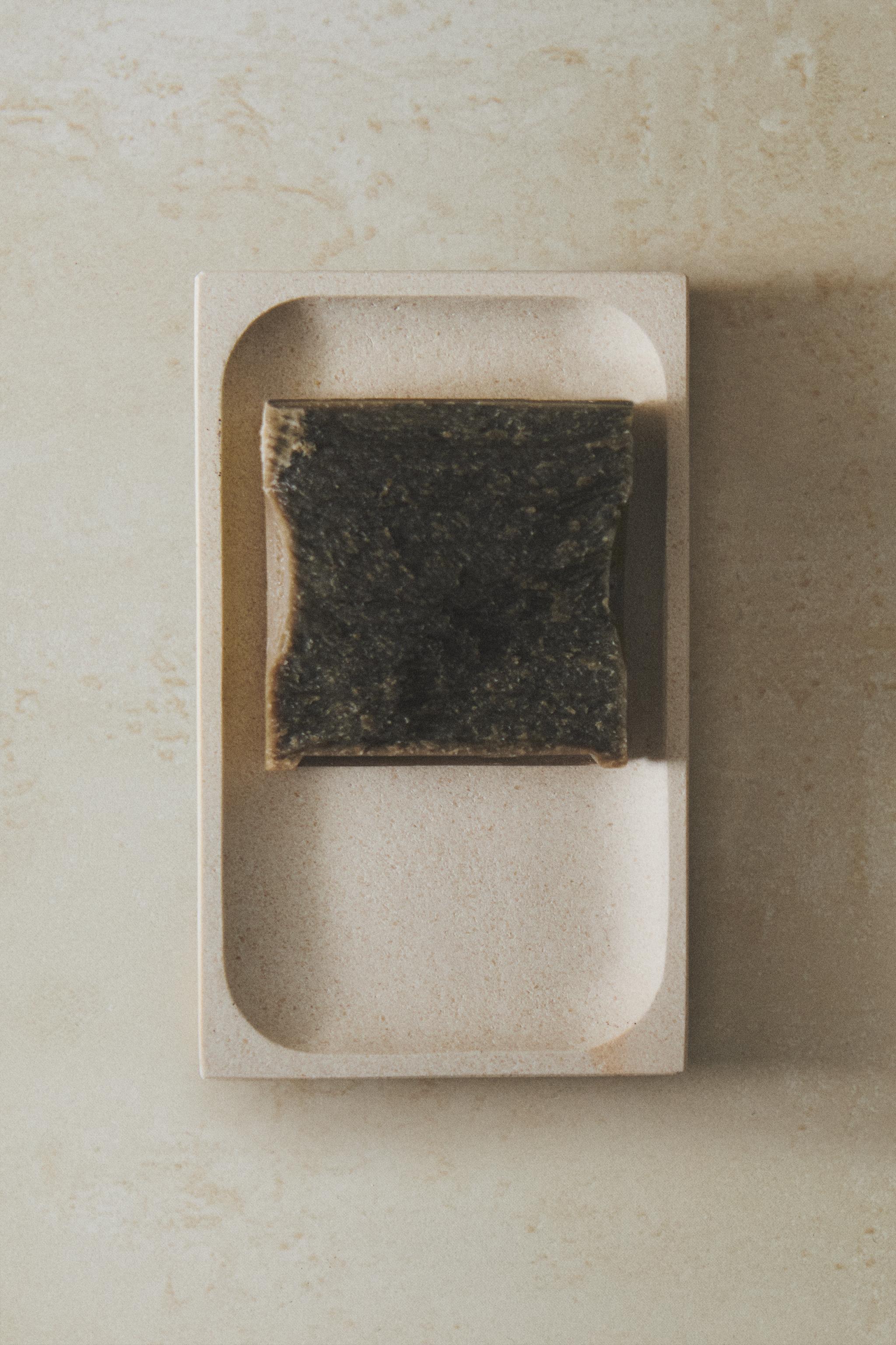 WHITE MARBLE SOAP DISH